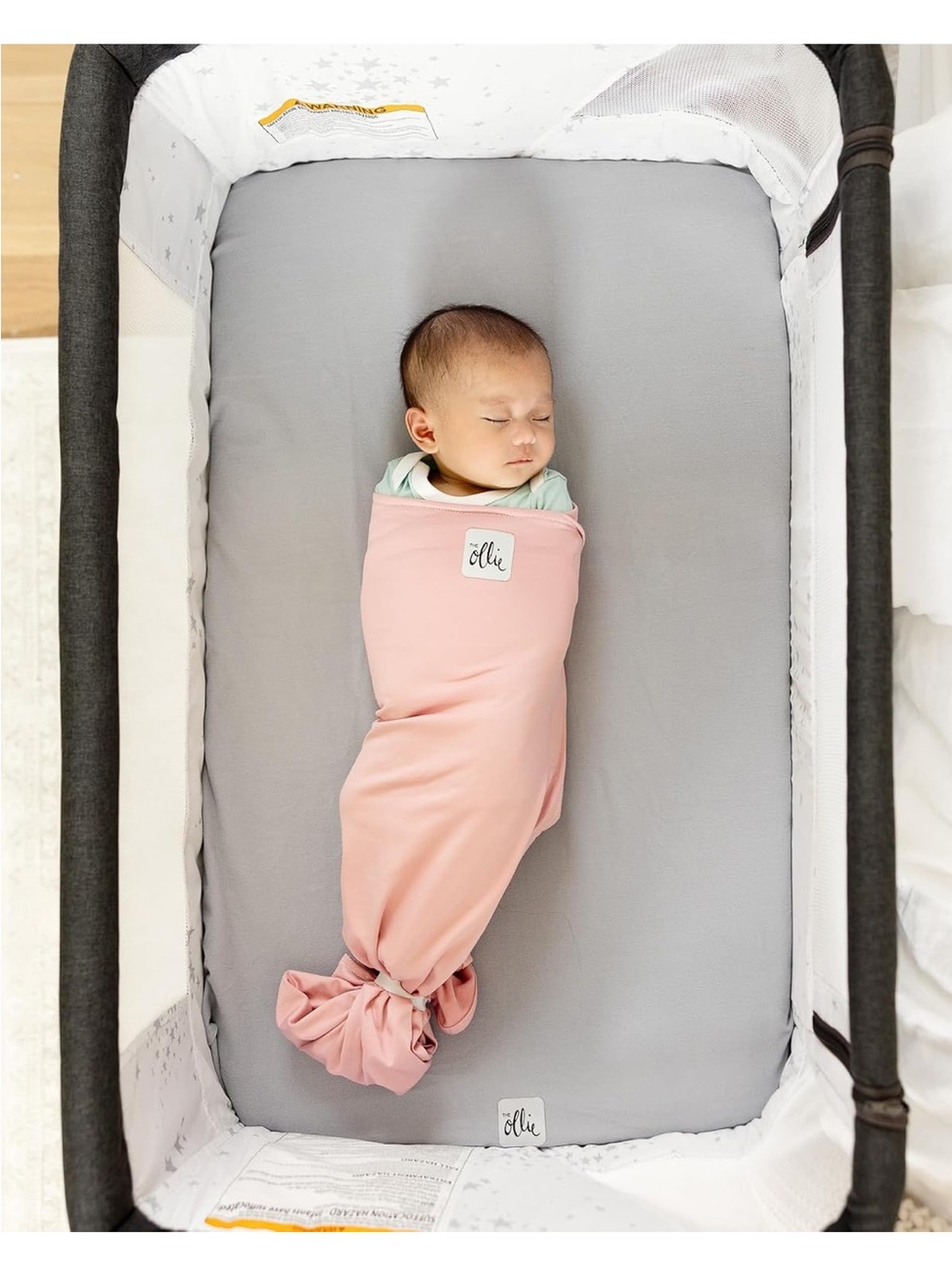 The Ollie Light Pink swaddle